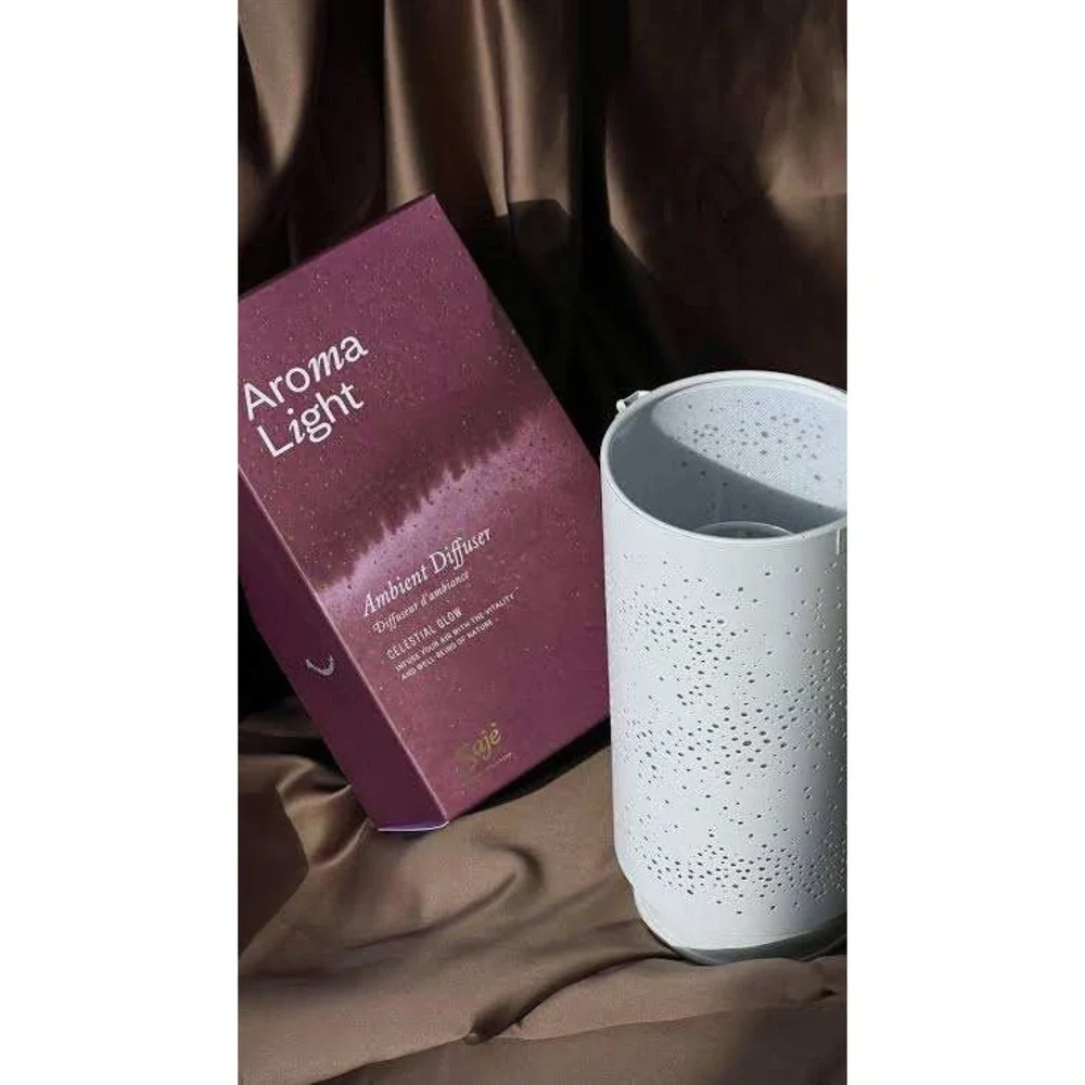Saje Aroma Light Celestial Glow Diffuser with Unwind & Tranquility Scents